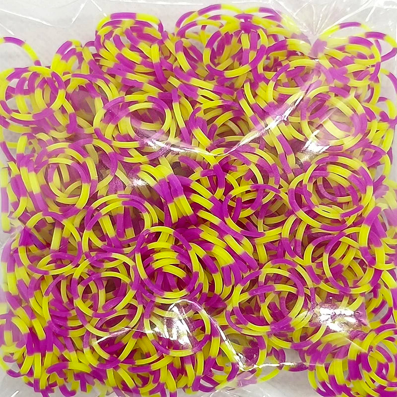 600 Rubber Loom Bands Girl Gift For Children Elastic Band For Weaving Lacing Bracelet Toy Gum Bracelets DIY Material Accessories