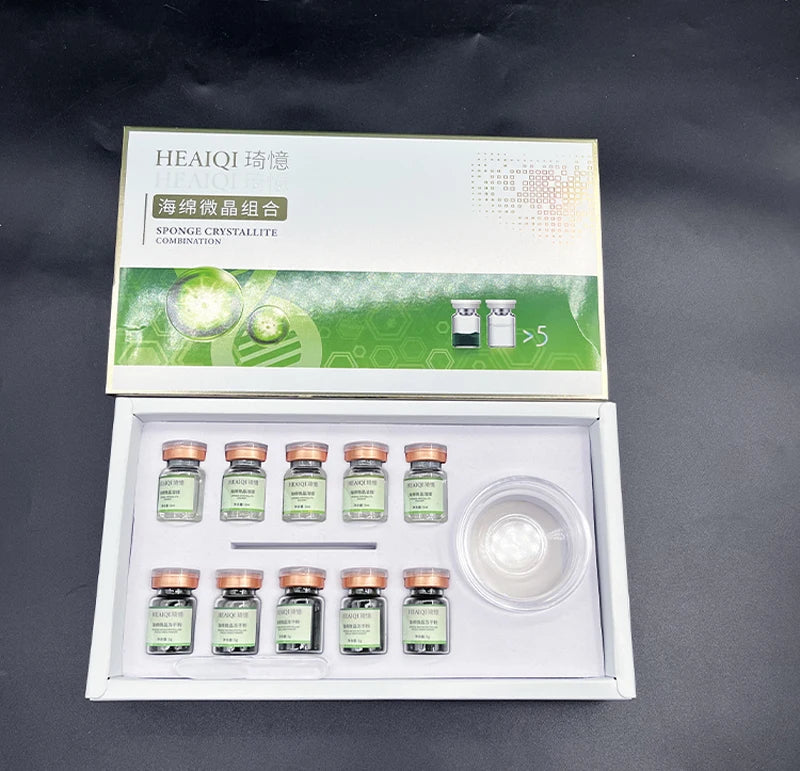 10pcs Sponge Microcrystal Freeze-dried Powder Collagen Regeneration Natural Biological Extract Sponge Spicules Skin Cell Renew Viralgem Store