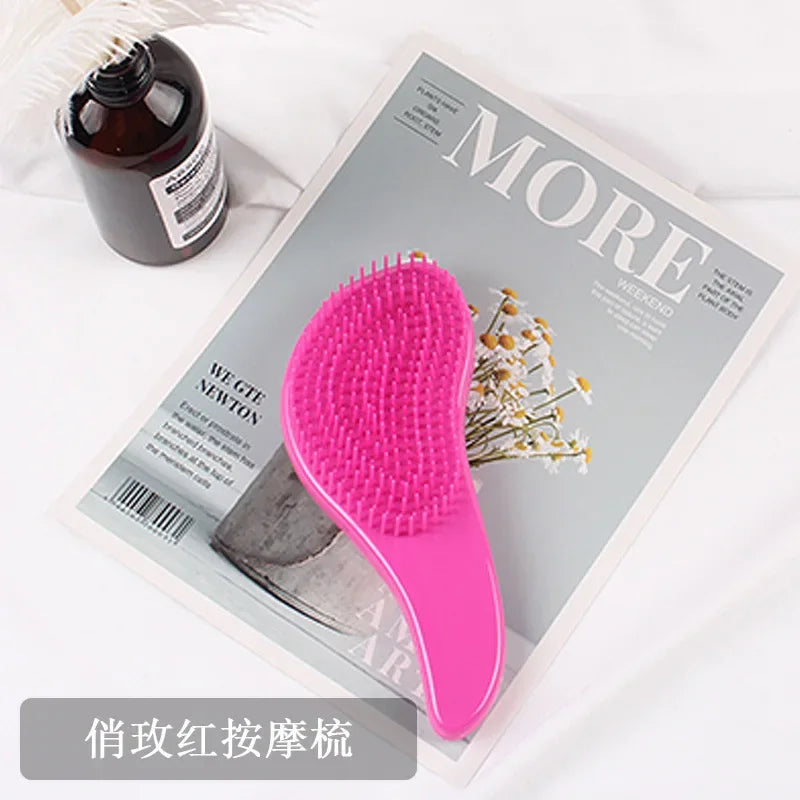 1pc Magic Detangling Comb Anti-static Massage Hair Brush Tangle Detangle Air Cushion Hair Brush Salon Barber Hair Styling Tools