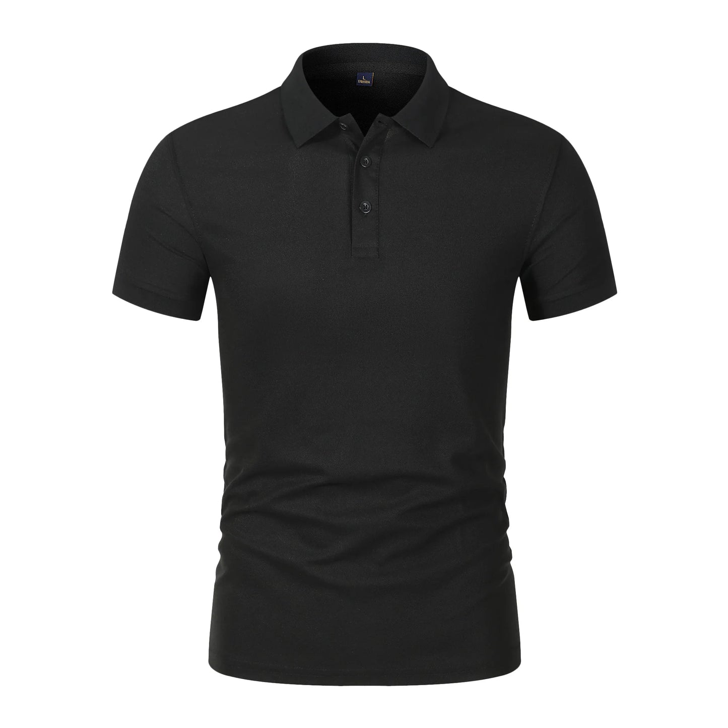 2025 Summer New Men's Short sleeved Solid Color Polo Shirt Breathable and Comfortable Elastic Top Casual Business New Style Viralgem Store