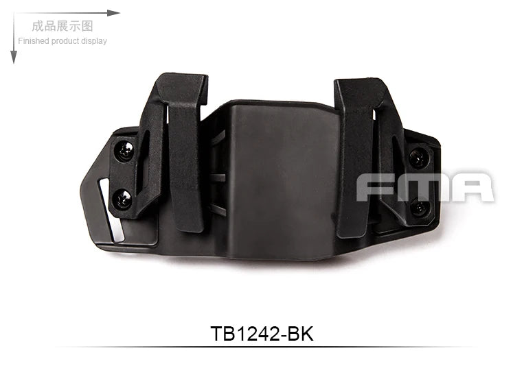 Universal FMA Gun Holster With Clips Fit Compact Glock 17/19 / Smith & Wesson M&P/Sig sauer P226 9mm 1911 . 45cal Airsoft Case Viralgem Store