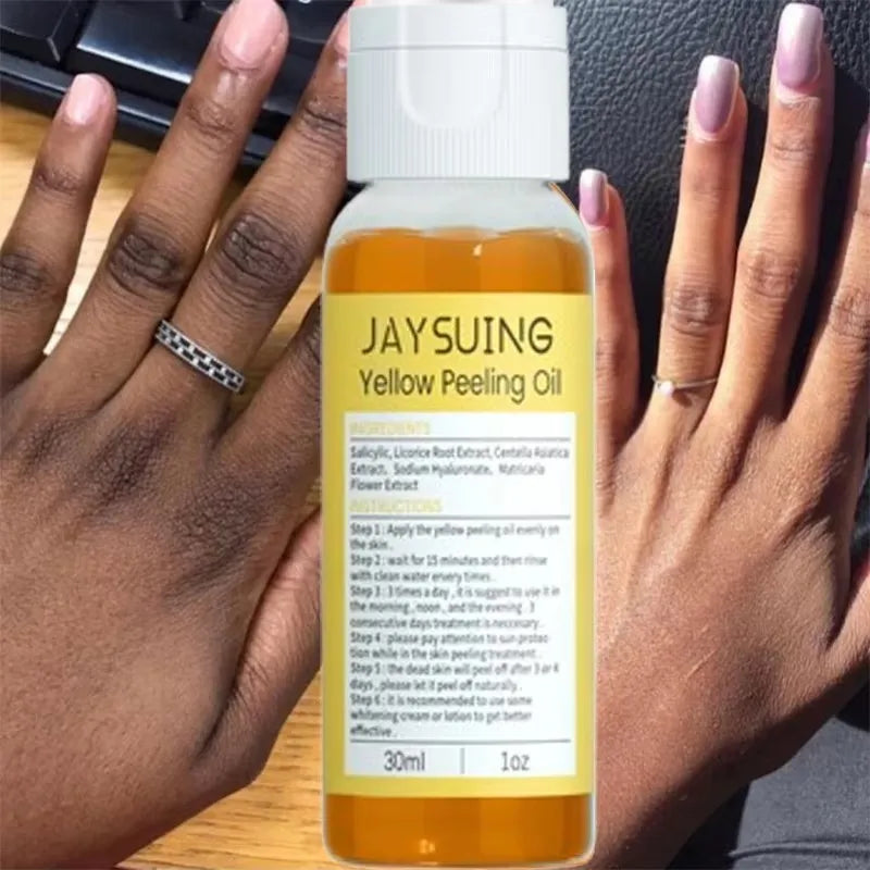 Yellow Peeling Oil Body Cleansing Exfoliation For Tender Glowing Skin Finger Joint Whitening Moisturizing Care Beauty Products