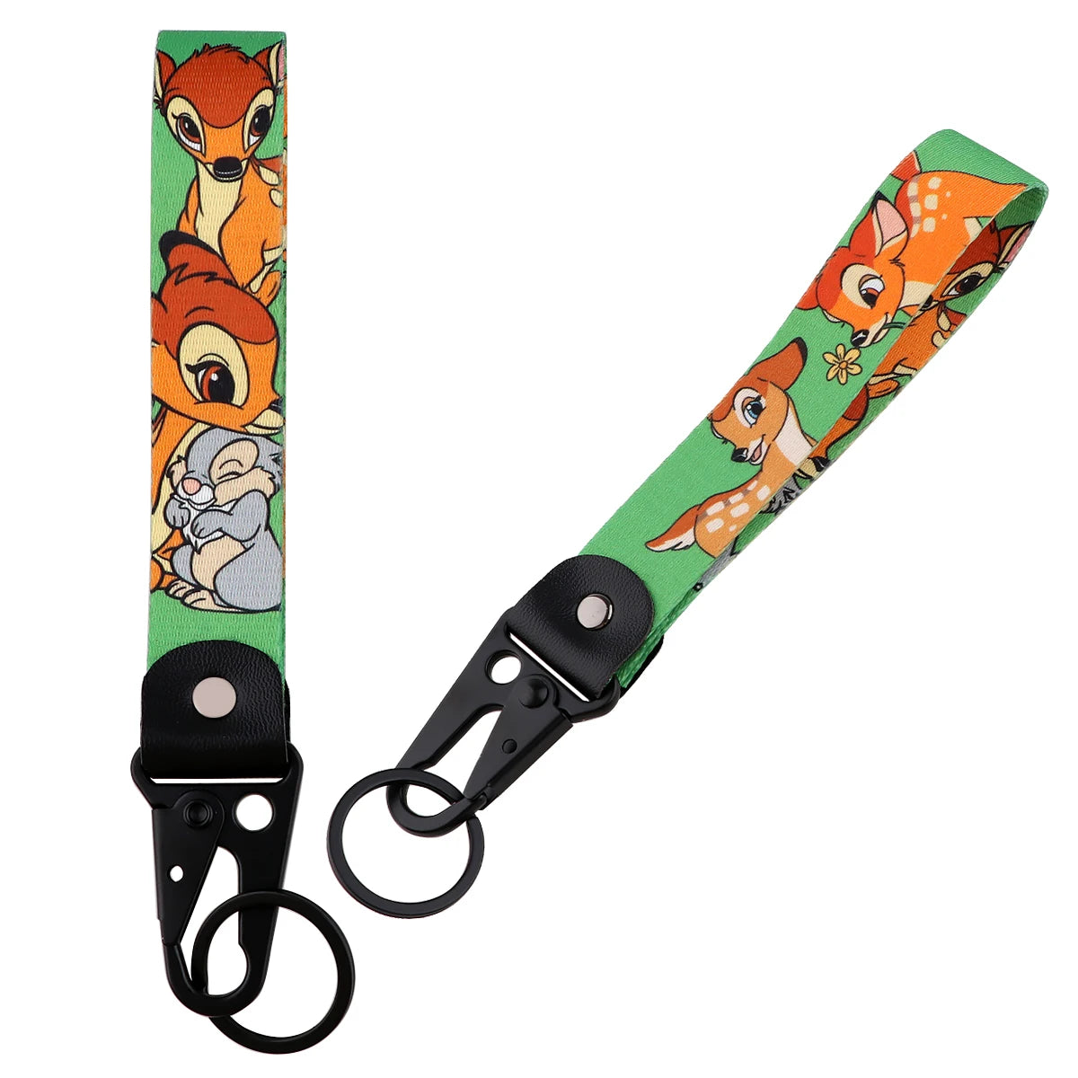 YQ1385 Stitch Eagle Beak Keychain Lanyard Yoda Keyrings Venom Short Keychain Strap Car Keys Bags Pendant Holder Fans Gift