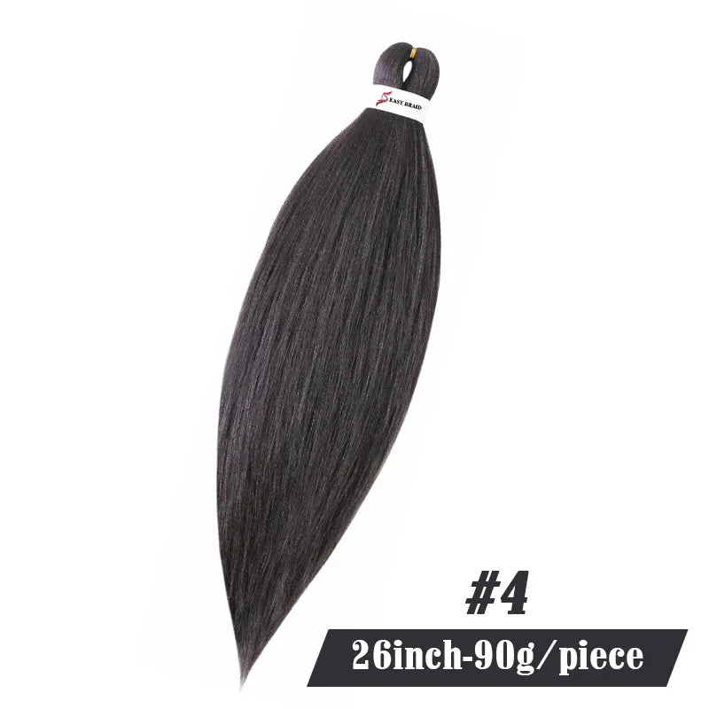 90G Yaki Synthetic Braiding Hair Jumbo Pre Stretched Hair Extensions For Women Kanekalon Curly Crochet Hair Braids Passion Twist