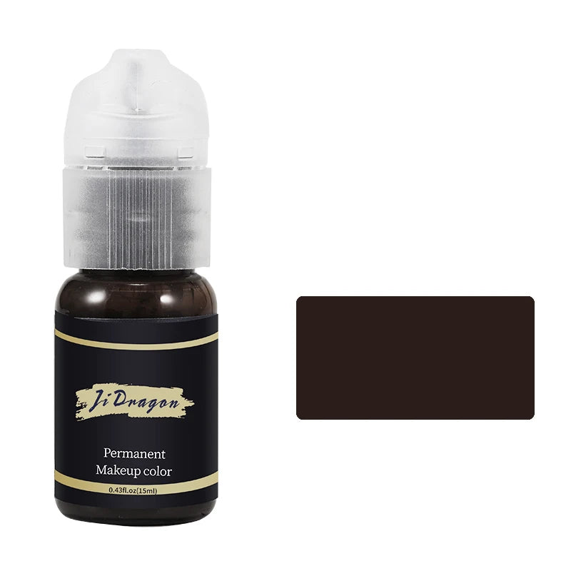 15ml Tattoo ink Pigment Color Paint Set Mix Permanent Makeup Microblading Eyebrow Lip Eyeliner SMP Beauty PMU Body Art Supplies