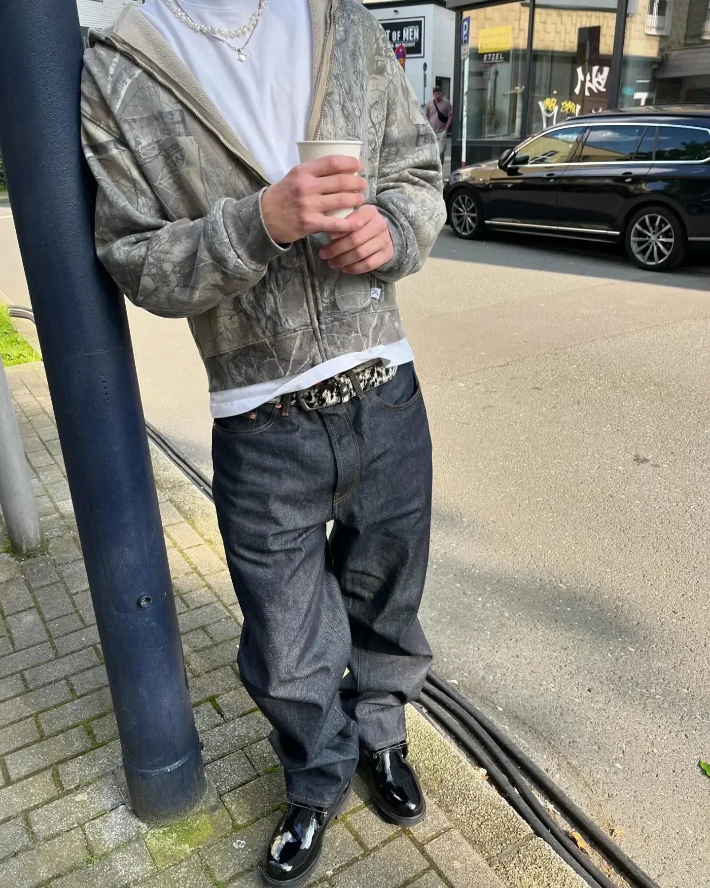 Y2K Harajuku men and women sportswear hip-hop street fashion women camouflage pattern zippered hoodie zip up hoodie sweatshirt