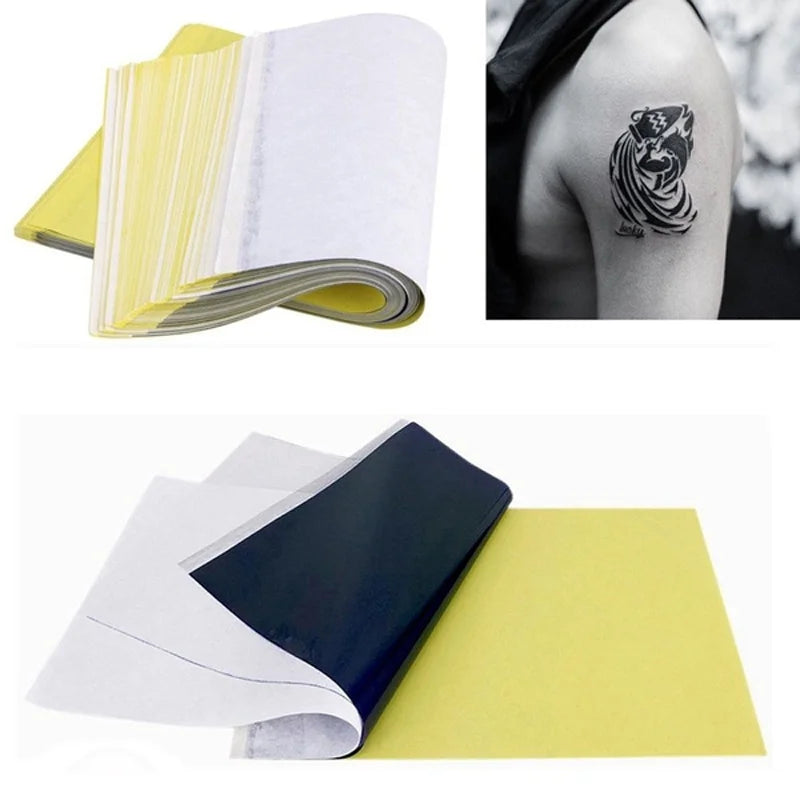 5/10PCS A4 Tattoo Transfer Paper Tattoo Supplies Carbon Thermal Transfer Paper Tattoo Stencil Copy Tracing Paper Accessory Viralgem Store