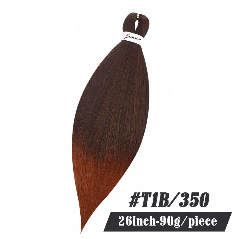 90G Yaki Synthetic Braiding Hair Jumbo Pre Stretched Hair Extensions For Women Kanekalon Curly Crochet Hair Braids Passion Twist