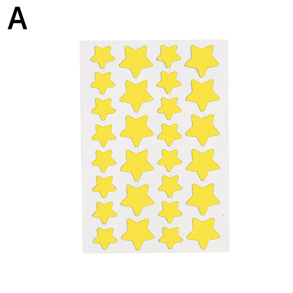 28Pcs Colorful Cute Star Shaped Acne Treatment Sticker Invisible Acne Cover Removal Pimple Patch Skin Care Viralgem Store