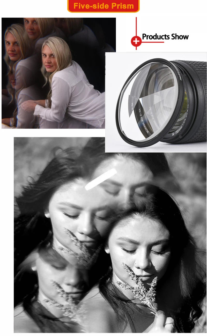 77mm 82mm Photography Special Effects Filters Prism SLR Camera Lens Accessories for Canon Nikon Viralgem Store