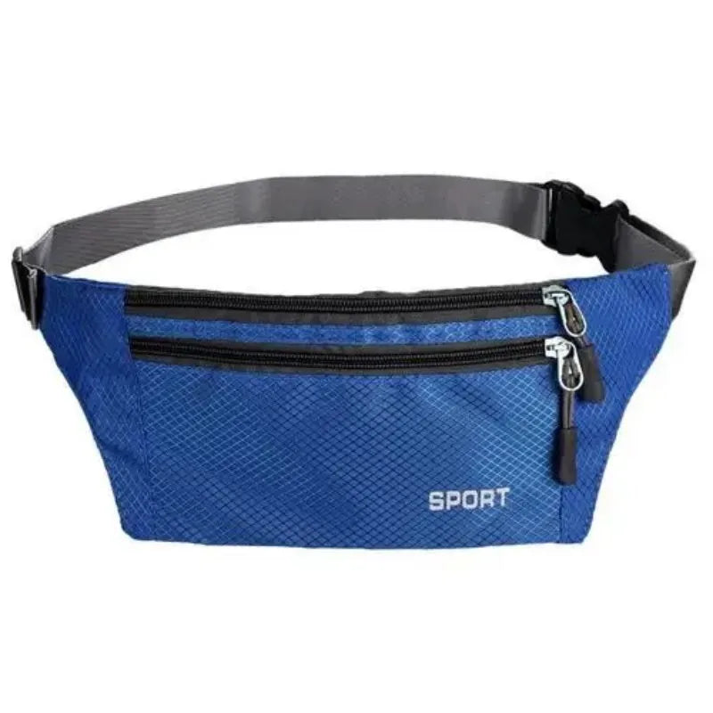1pc Professional Running Zip Bag Waterproof Sports Chest Shoulder Bags Belt Bum Pouch Unisex Waistbag Hiking Outdoor Accessories