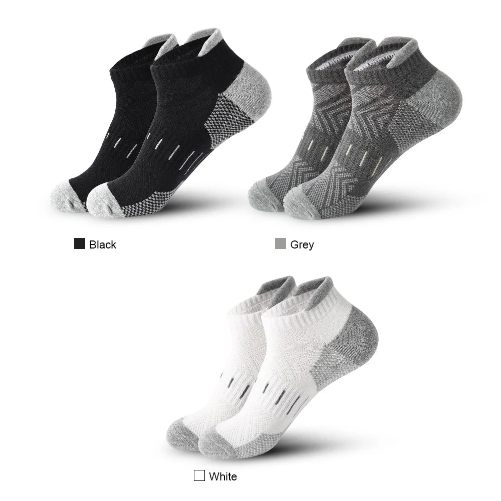 6 Pairs/Lot Men's Sport Socks Breathable Outdoor Running buffer thickenBasketball Socks Cotton Training Short Tube Socks For Men Viralgem Store