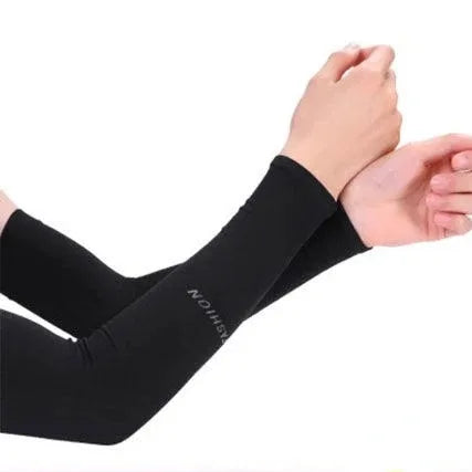 1 Pair Arm Sleeves Warmers Sports Sleeve Sun UV Protection Hand Cover Cooling Warmer Running Fishing Cycling Arm Cover