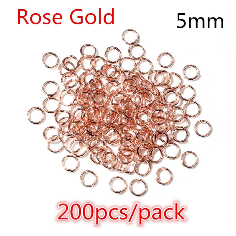 50-200pcs DIY Jewelry Making Accessories Findings Earring Hooks/Jump Rings/Lobster Clasps Craft