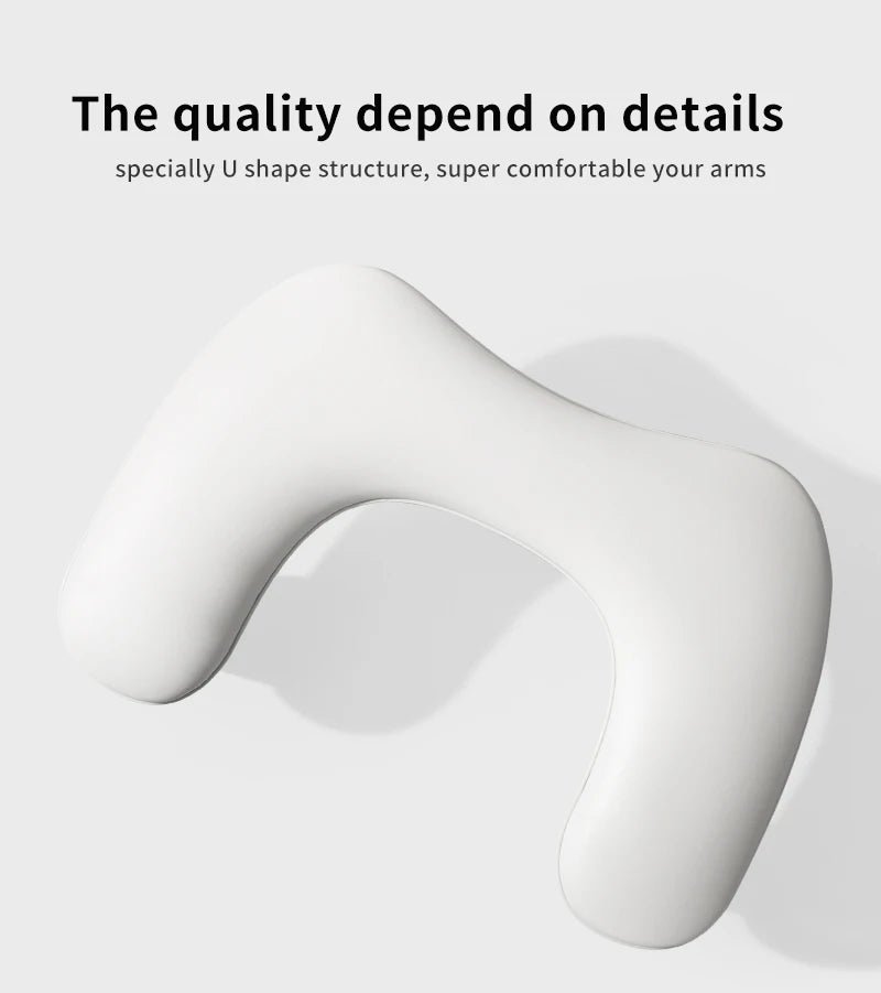 Two Hands Nail Art Hand Pillow Portable Removable Stand Tilt Design Manicure Stand Hand Pillow PU Material Hand Pillow Cushion