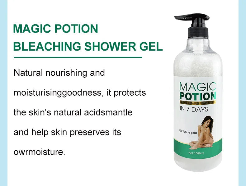 1000ml Vitamin C Body Lotion Anti-aging Shower Gel AHA and Arbutin Beauty Skin Body Wash for Dropshipping Viralgem Store