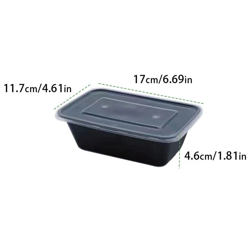 50-Pack Meal Prep Containers Food Storage Lunch Box Reusable To-Go Food Containers Viralgem Store