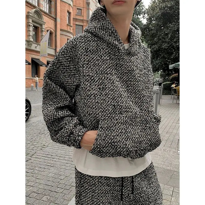 Streetwear Hooded Sweatshirts and Straight Pants Sets Women Harajuku Gothic Hoodies Men Korean Matching Sets Y2k K Pop Clothes