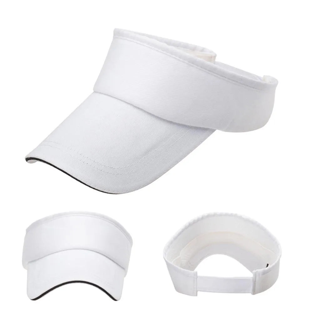 Sun Hat Women Baseball Cap Summer White Sun-Proof Caps Empty Top Visors Seaside Outdoor Sport Tennis Golf Hat 2024 Hot Selling Viralgem Store