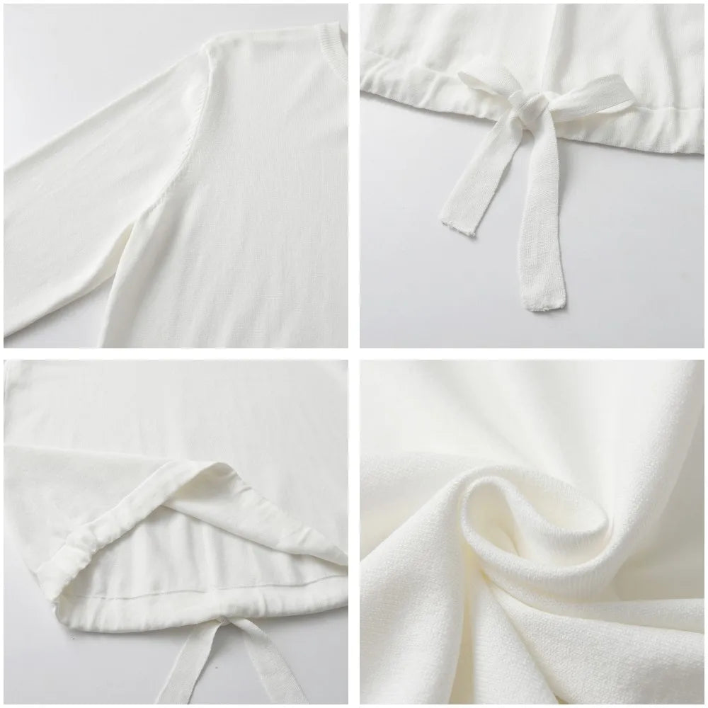 2024 New Lady Knit Top Womens Knitted Shirts Women Classic Blouse Elastic Great Quality