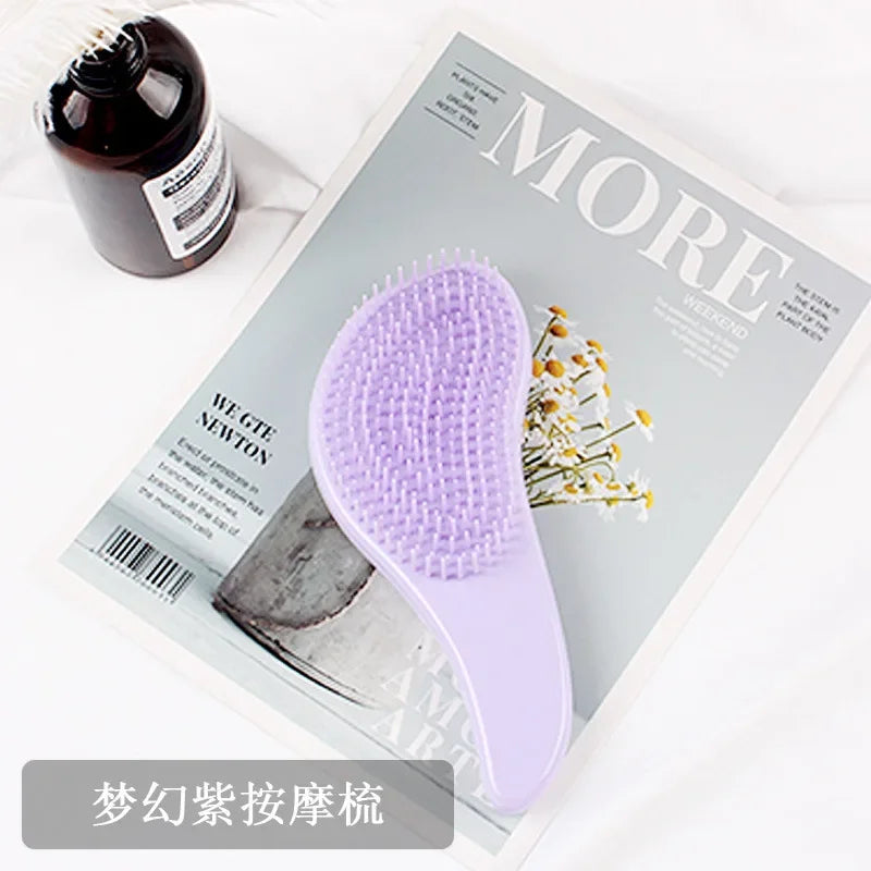 1pc Magic Detangling Comb Anti-static Massage Hair Brush Tangle Detangle Air Cushion Hair Brush Salon Barber Hair Styling Tools