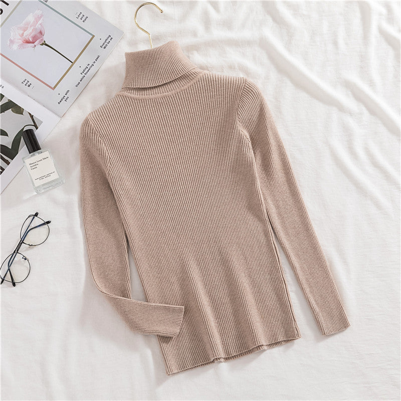 Women Turtleneck Sweater Knitted Soft Pullovers Cashmere Jumpers Basic Soft Sweaters For Women 2024 Autumn Winter