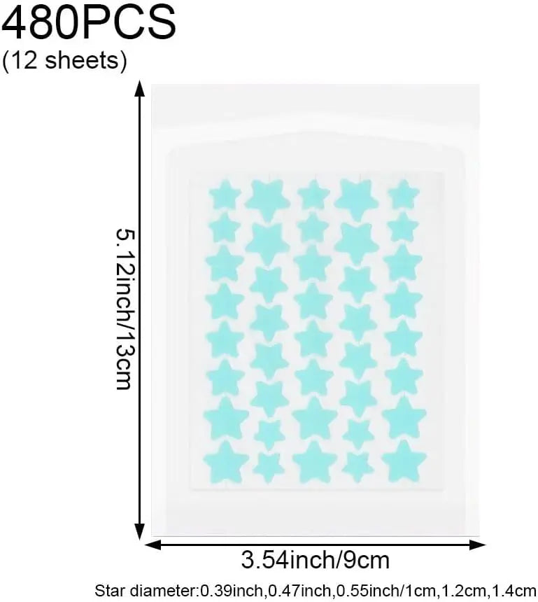 40-240PCS  Colorful Acne Pimple Patch Sticker Waterproof Removal Pimple Anti-Acne Hydrocolloid Patches Spot Marks Repair Sticker