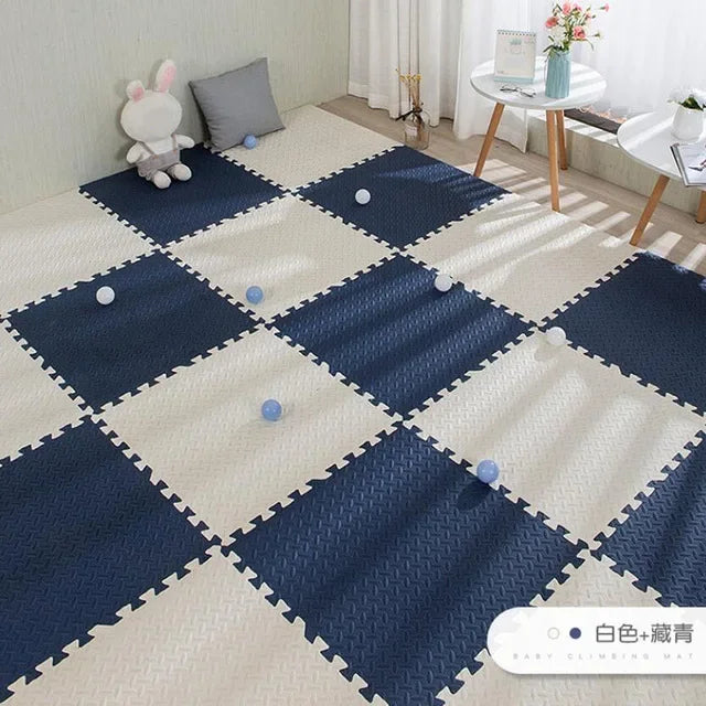16pcs Foam Baby Play Mat Puzzle Mat Kids Interlocking Exercise Tiles Rugs Puzzle Floor Tiles Toy Carpet Soft Carpet 30*30*1cm Viralgem Store