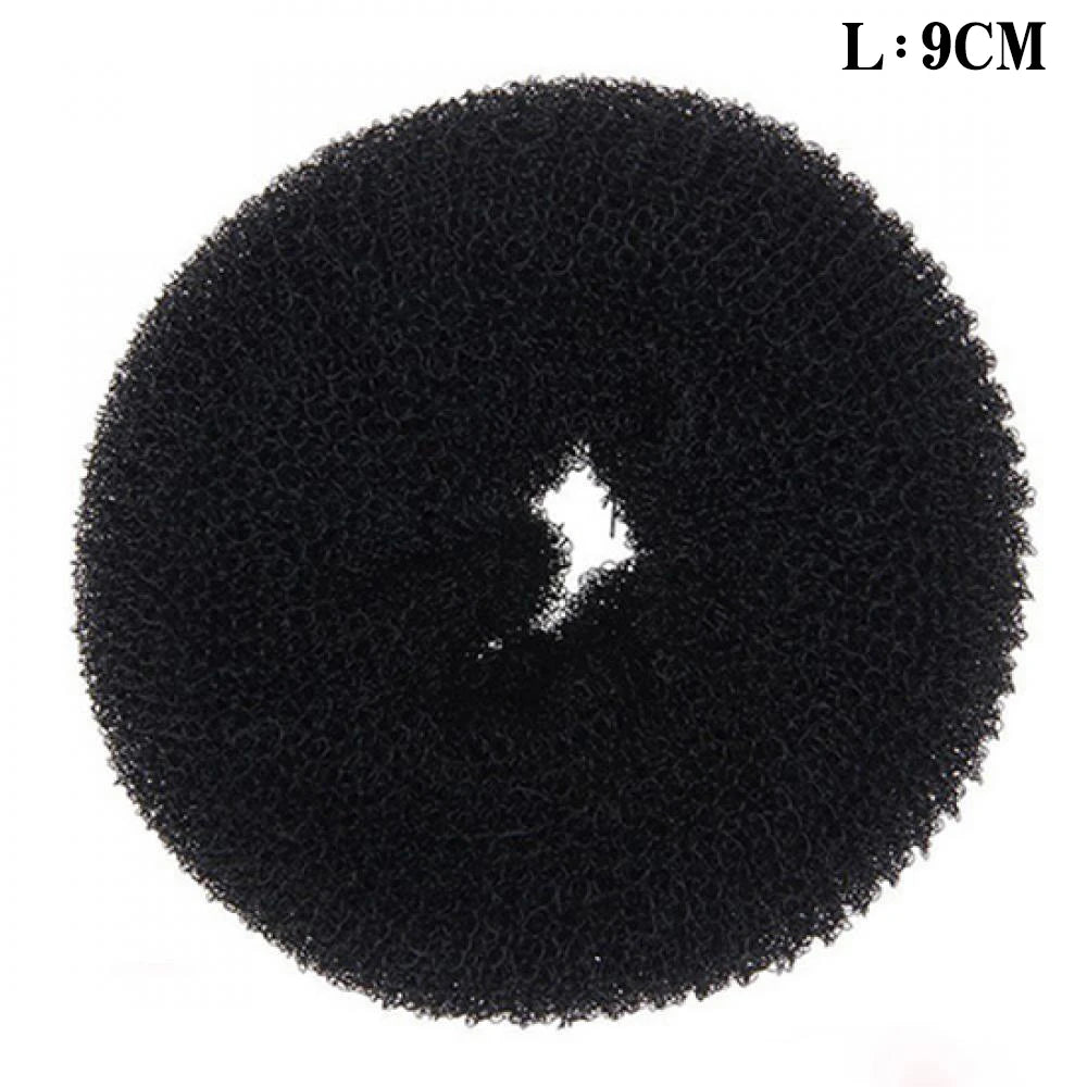 3Colors Magic Roll Foam Sponge Easy Big Ring Women Hair Bun Maker Donut Hair Styling Tools Hairstyle Hair Accessories For Girls