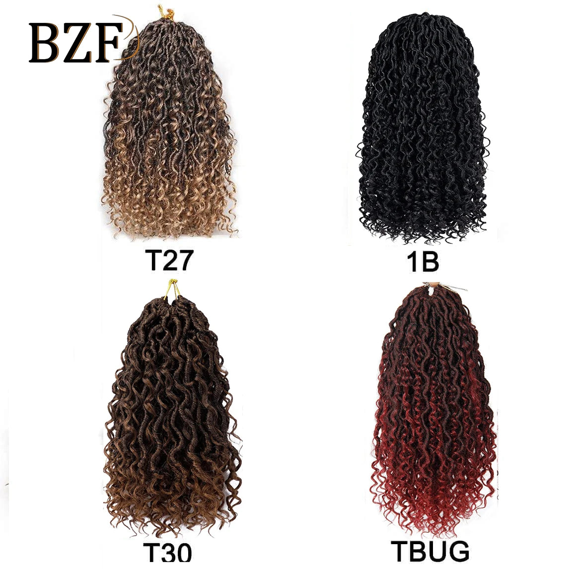 TBUG Goddess Faux Locs Crochet Hair 22 Inch 1B River Locs Braid Curly Hair Faux Locs Synthetic Braiding Hair Extension For Women Viralgem Store