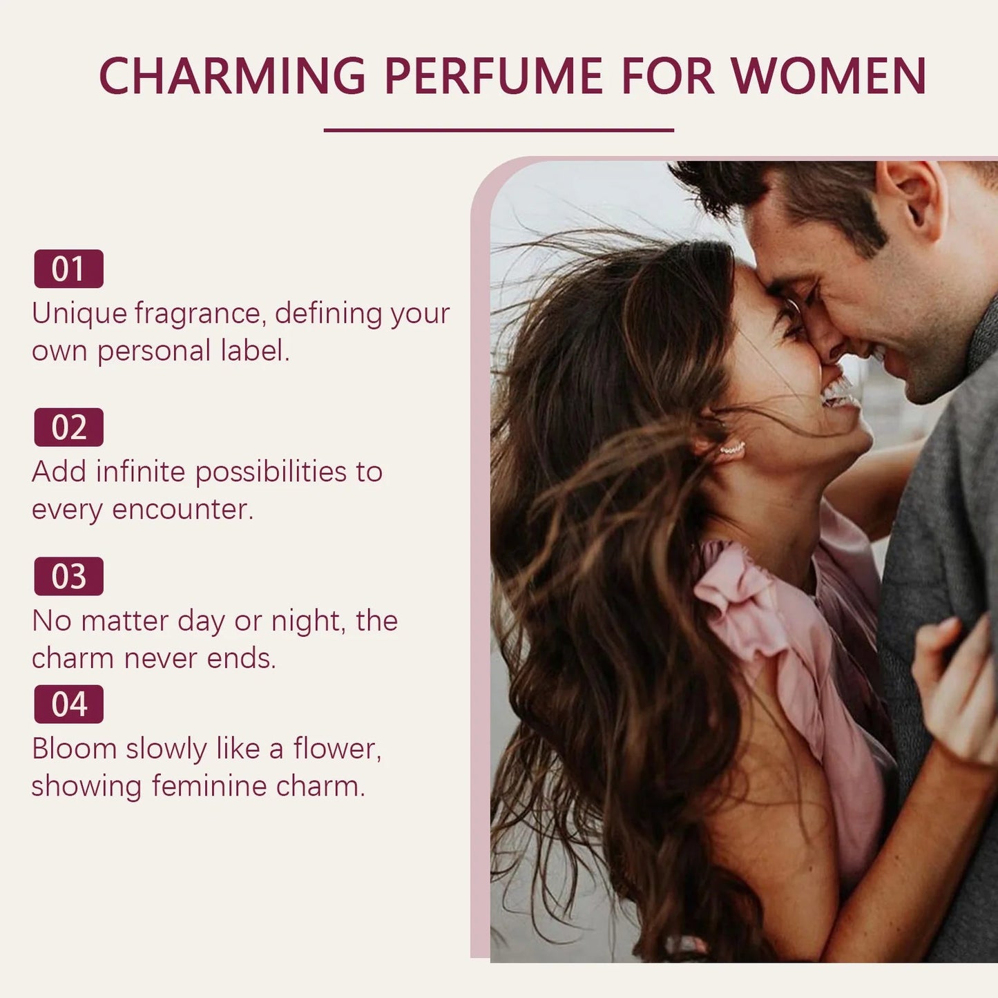 Women Pheromone Roll-On Perfume Increase Charming Floral Scent Lasting Fragrance Keep Freshing Romantic Dating Rose Light Perfum Viralgem Store