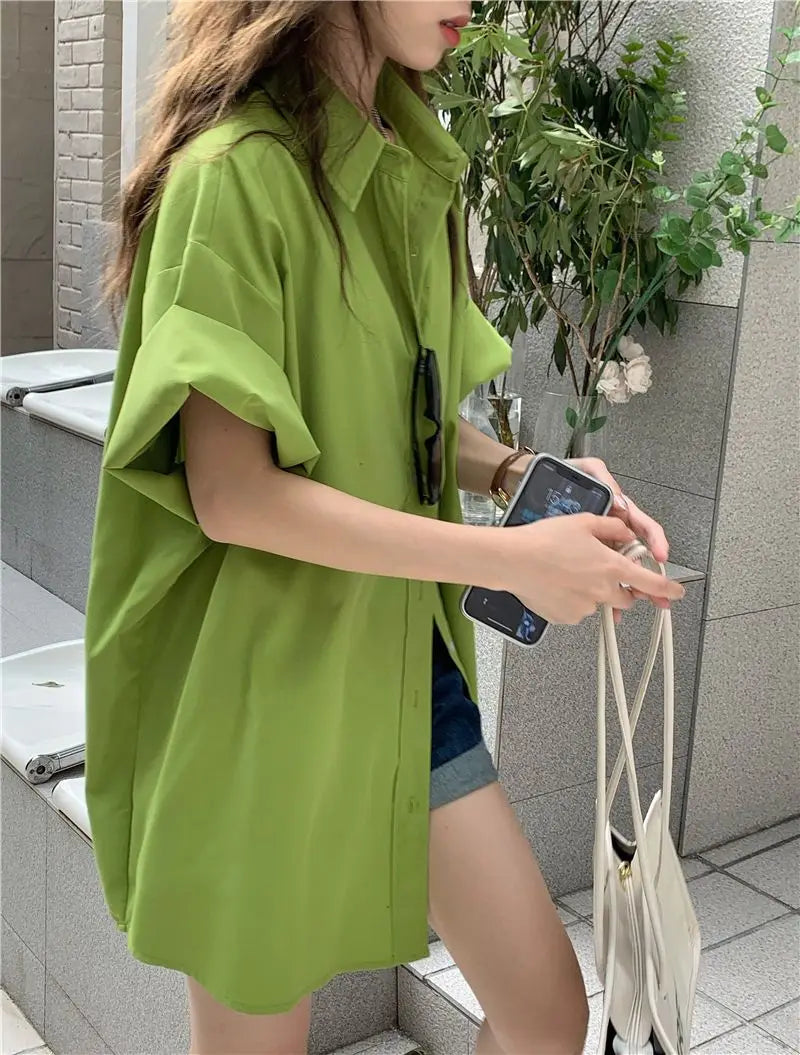 XEJ Elegant and Youth Woman Blouses Oversize Shirts Woman Summer Women's Clothing Spring 2022 Short Hand Shirt Youth Blouses