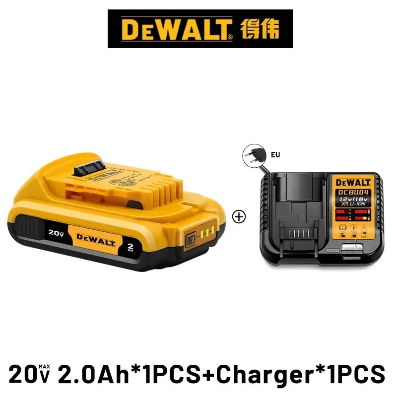 100% Original DEWALT 🔋 20V/60V MAX XR Rechargeable Tool Battery 6Ah/9Ah Compatible with DCB200 Series for Dewalt Tools 👍 Viralgem Store