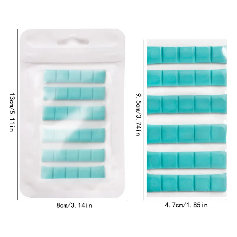 Acrylic nail practice stand, magnetic nail tip art display stand, nail enhancement tool with reusable adhesive putty clay, used