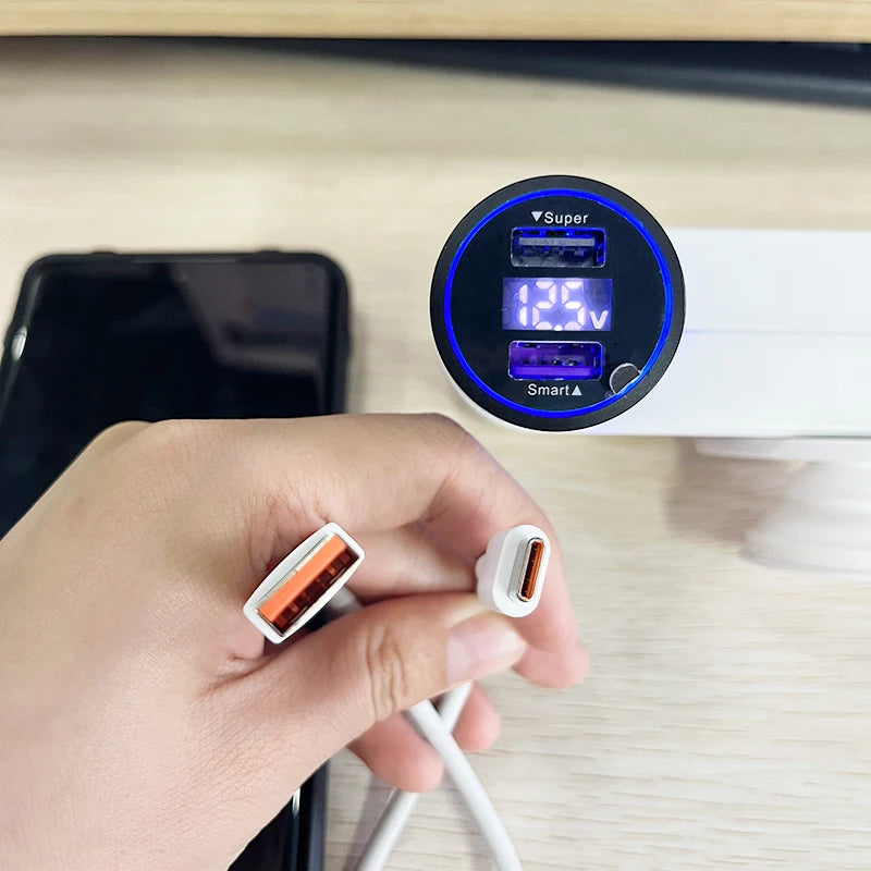 120W Xiaomi USB Type C Car Charger 67W 6A Turbo Fast Charging Adapter For Mi 14 13 13T 12 Pro Redmi Note K60 IPhone 16 15 Charge Viralgem Store