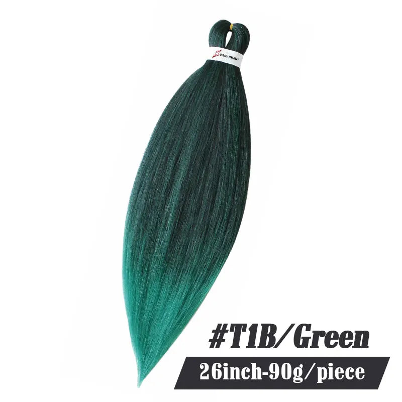 90G Yaki Synthetic Braiding Hair Jumbo Pre Stretched Hair Extensions For Women Kanekalon Curly Crochet Hair Braids Passion Twist