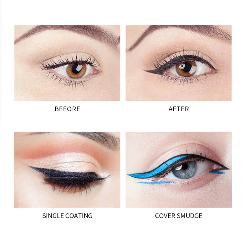 36H Black Quick-drying Eyeliner Waterproof Liquid Eye Liner Pen Long Lasting Smooth Pencil Not Blooming Eyes Makeup Cosmetics Viralgem Store