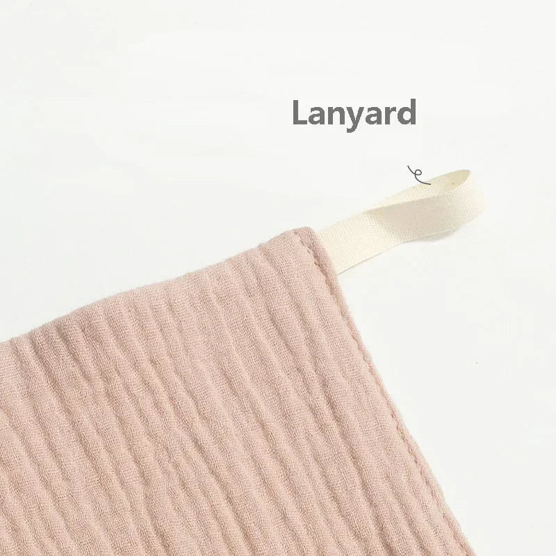 2/5pcs Baby Saliva Soft Absorbent Gauze Cotton Burp Cloth Kindergarten Handkerchief Newborn Washcloth Nursing Towel