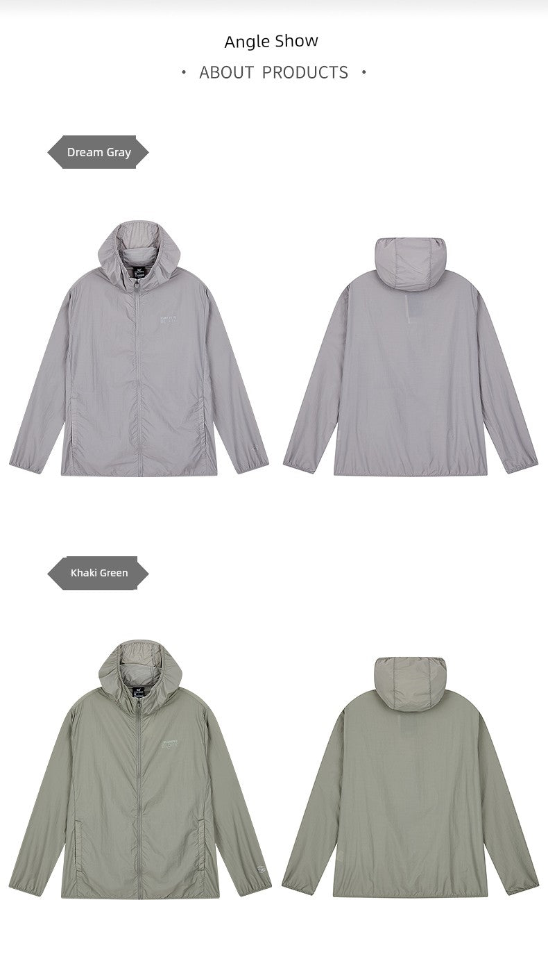 361 Degrees Men's Sun Protection Outwear New 2024 Summer Breathable Skin Clothing 361 Men Lightweight Sports Tops