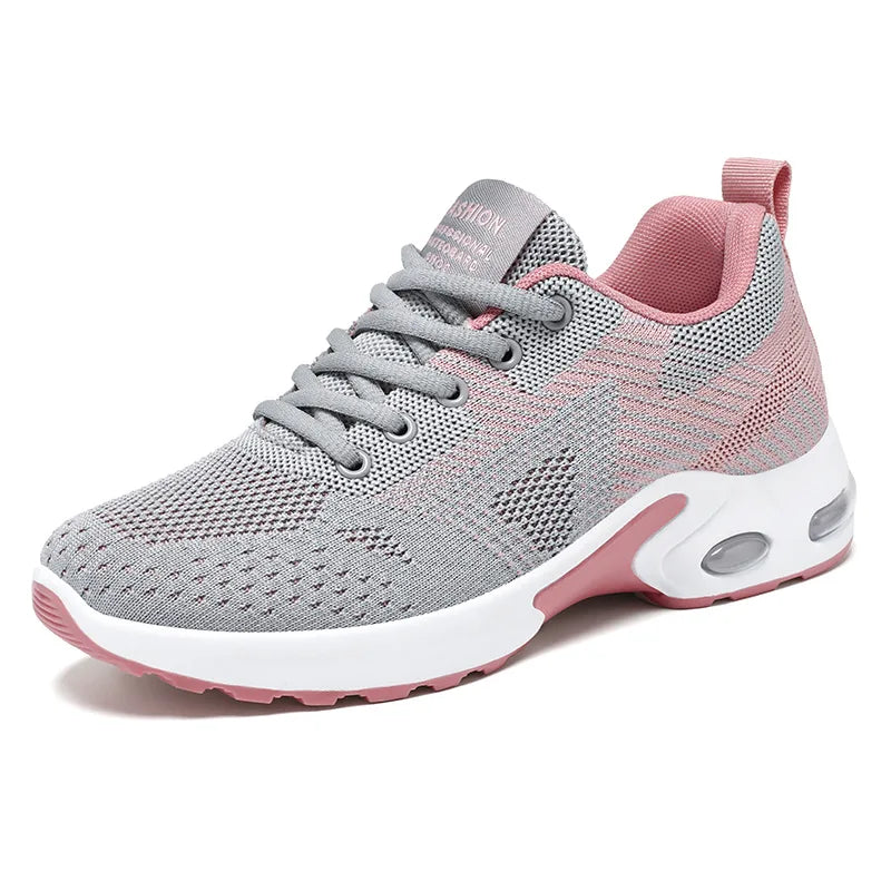 Sports shoes Women's new women's shoes summer large size casual comfortable breathable lace-up sports running shoes