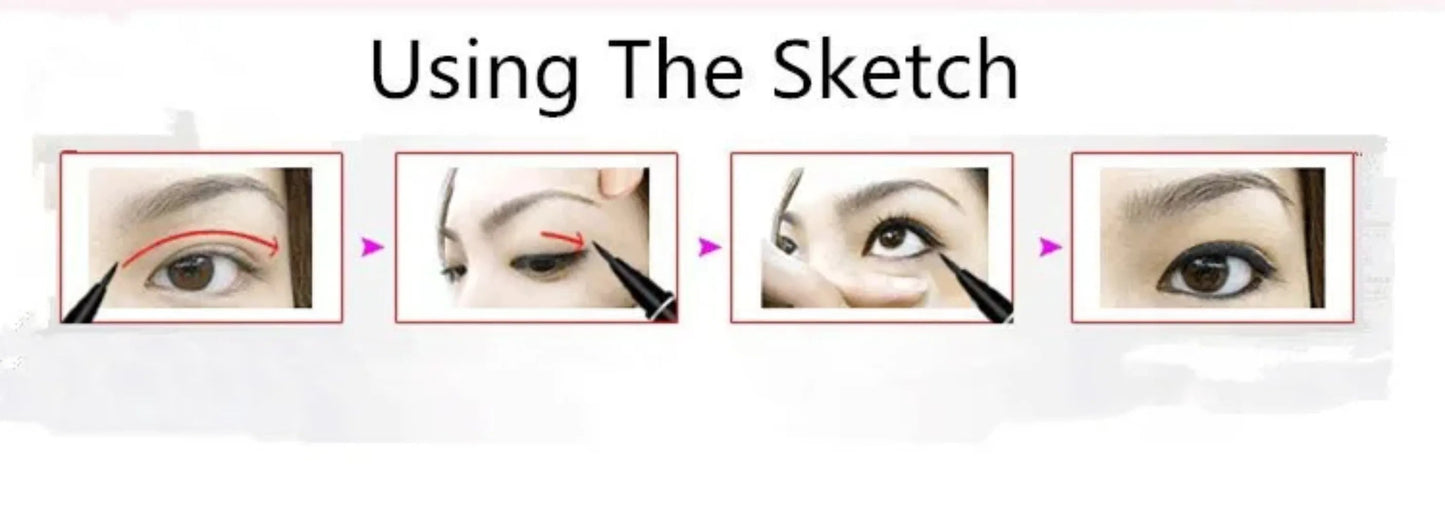 1 Pcs Black Brown Long Lasting Eye Liner Pencil Waterproof Eyeliner Smudge-Proof Cosmetic Beauty Makeup Smooth Liquid Eye liner Viralgem Store