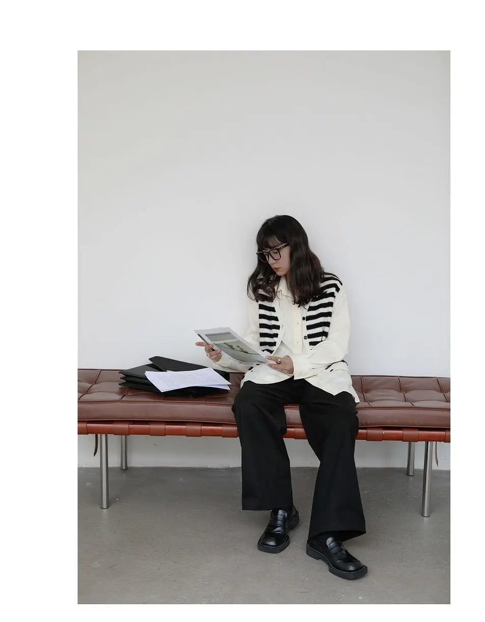 2025 Summer Minimalist Long Sleeve Button Up Shirt Women Korean Style Solid Tie Oversize Shirts Blouse Loose Clothes Autumn Tops