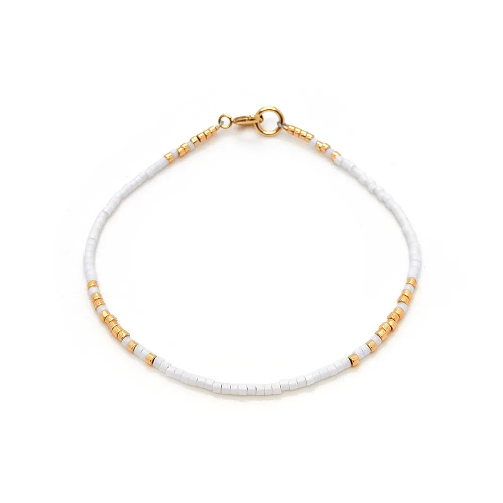 Vintage Bohemia Miyuki Bracelet for Women Jewelry Gift Dainty Simple Thin Beads Bracelets Sets Pulseras Mujer Female