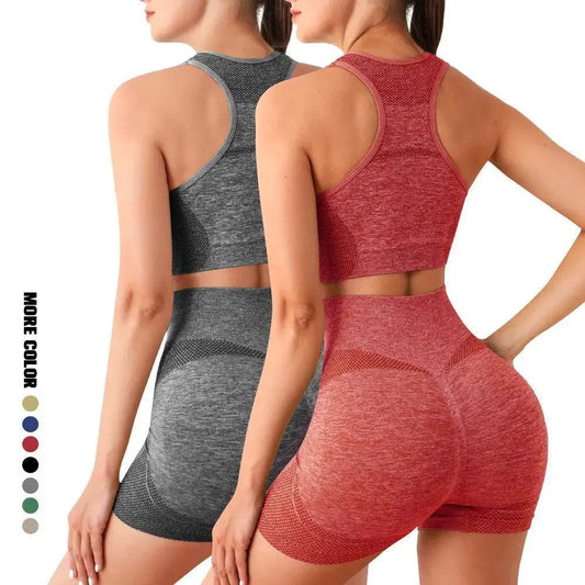 Yoga Set Gym Shorts Women Sport Bras Brassiere Workout Tops for Women Yoga Clothes Fitness Leggings Gym Set Seamless Yoga Sets Viralgem Store