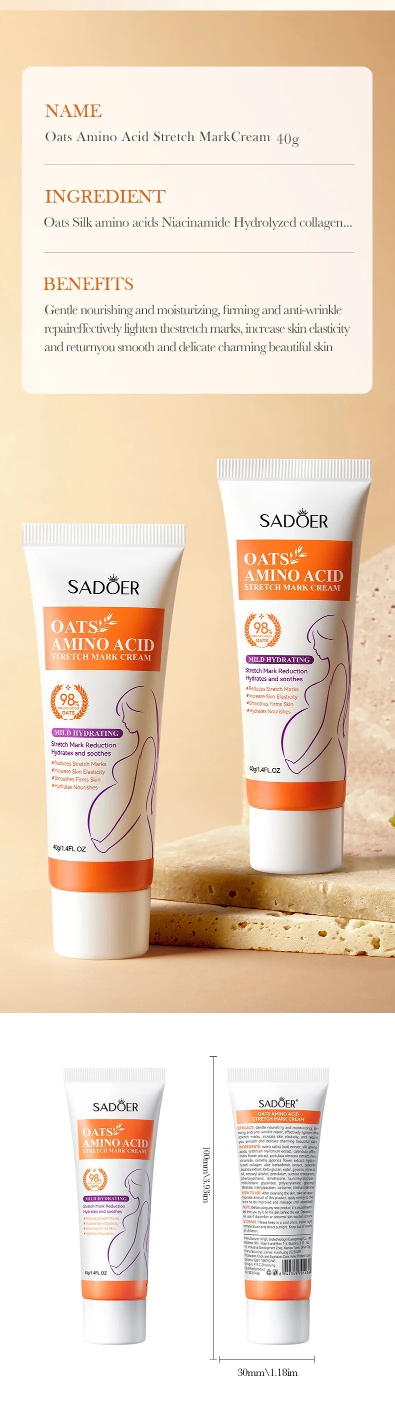 Stretch Marks Permanent Removal Cream Eliminate Body Belly Stretch Marks Swelling Marks Remove Skin Cracks Repair Firming Care Viralgem Store