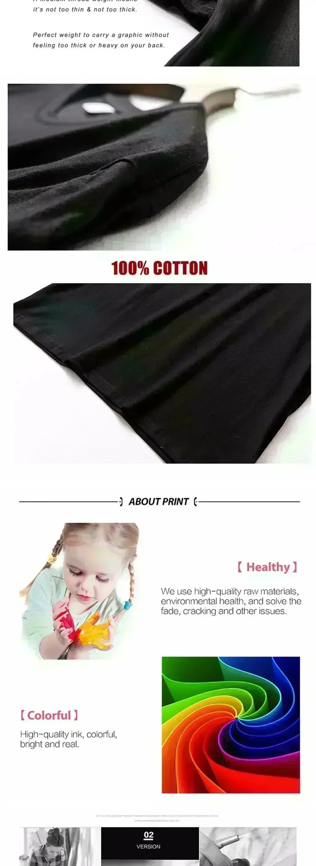 2025 New Short-sleeved T-shirt Summer New European and American CP Letter Casual Loose Round Neck Half-sleeved T-shirt Fashion