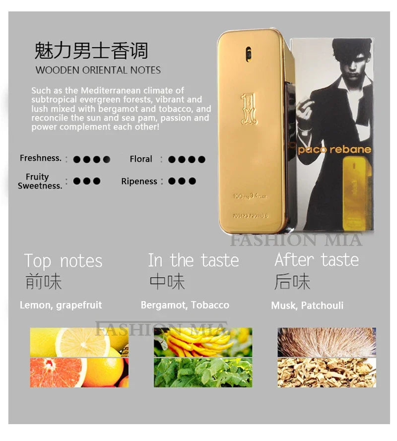 100ml Original Body Spray Men Women Perfume Hombre Oil Eau De Parfum Lasting Fragrances High Quality Gift Deodorants Cologne