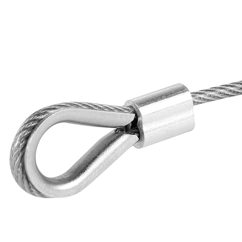 15/30m Cable Guardrail Ropes Awning Install Attachment Set Flexible Wire Soft Stainless Steel Hardware Universal Hoisting Rope