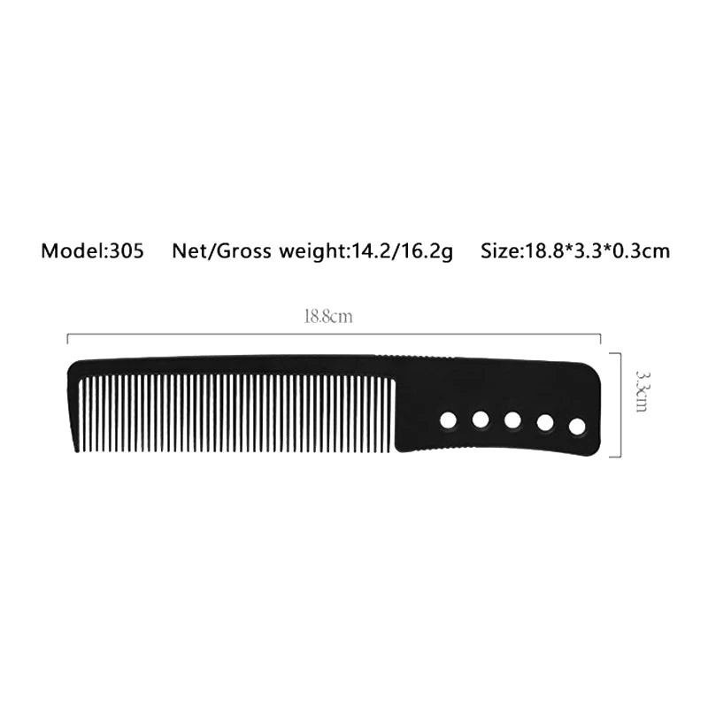 14 Size Hair Comb Anti-static Straight Hair Combs Brushes Salon Hairdressing Hair Combs Hair Styling Tools Barber Accessories