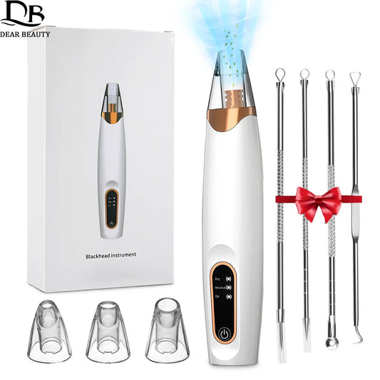 USB Rechargeable Electric Blackhead Remover Vacuum Face Pore Cleaner Whiteheads Black Spots Pimple Acne Extractor Skin Care Set Viralgem Store